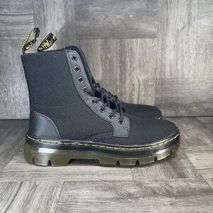 Dr Martens Combs Women's size 8 Black Extra Tough Poly Combat Boots